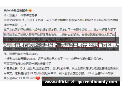 魏震禁赛与罚款事件深度解析：背后原因与行业影响全方位剖析